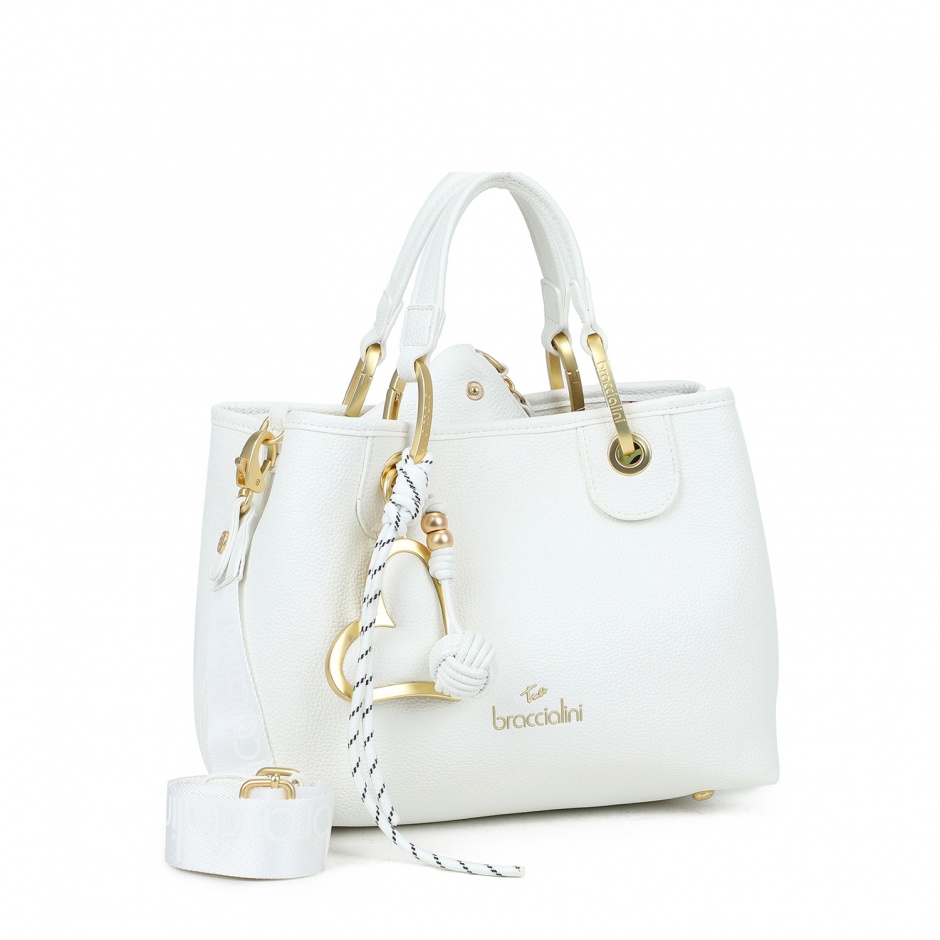 Braccialini Geantă damă albă Beth Jewels - vezi 2