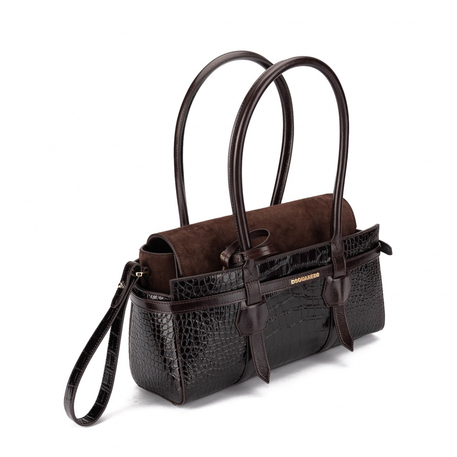 Dsquared2 Geantă damă maro - vezi 5