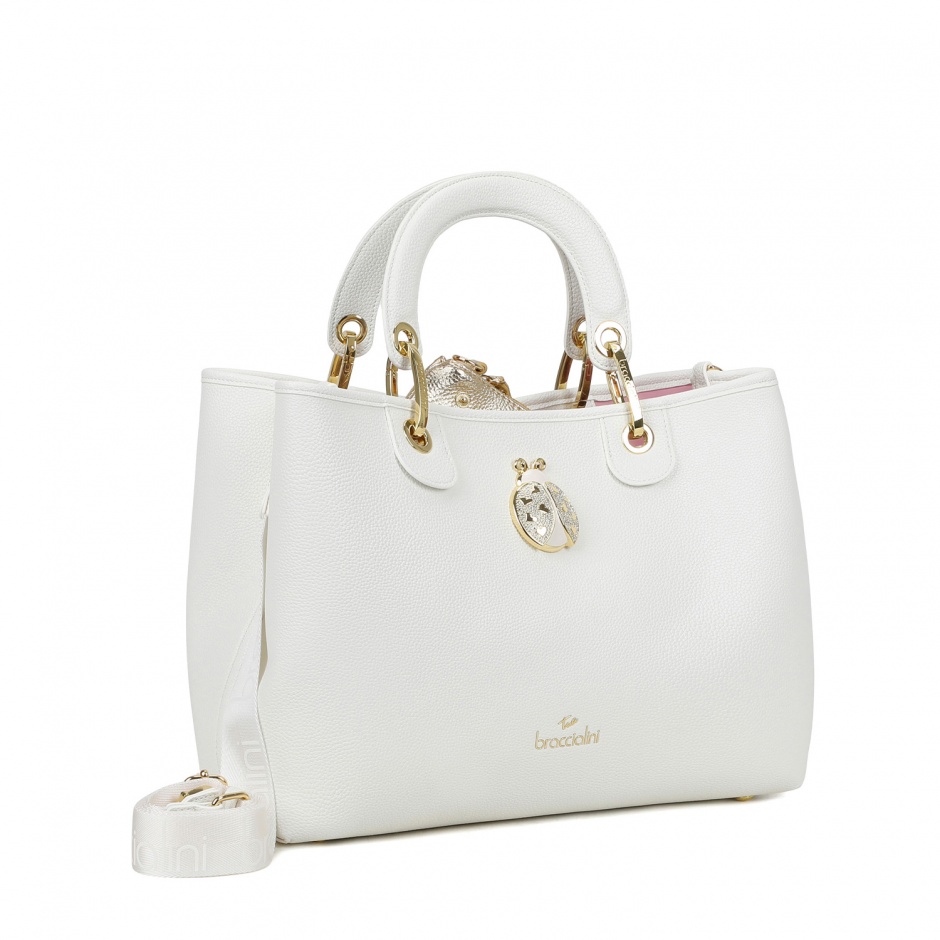 Braccialini Geantă damă albă Beth Jewels - vezi 2