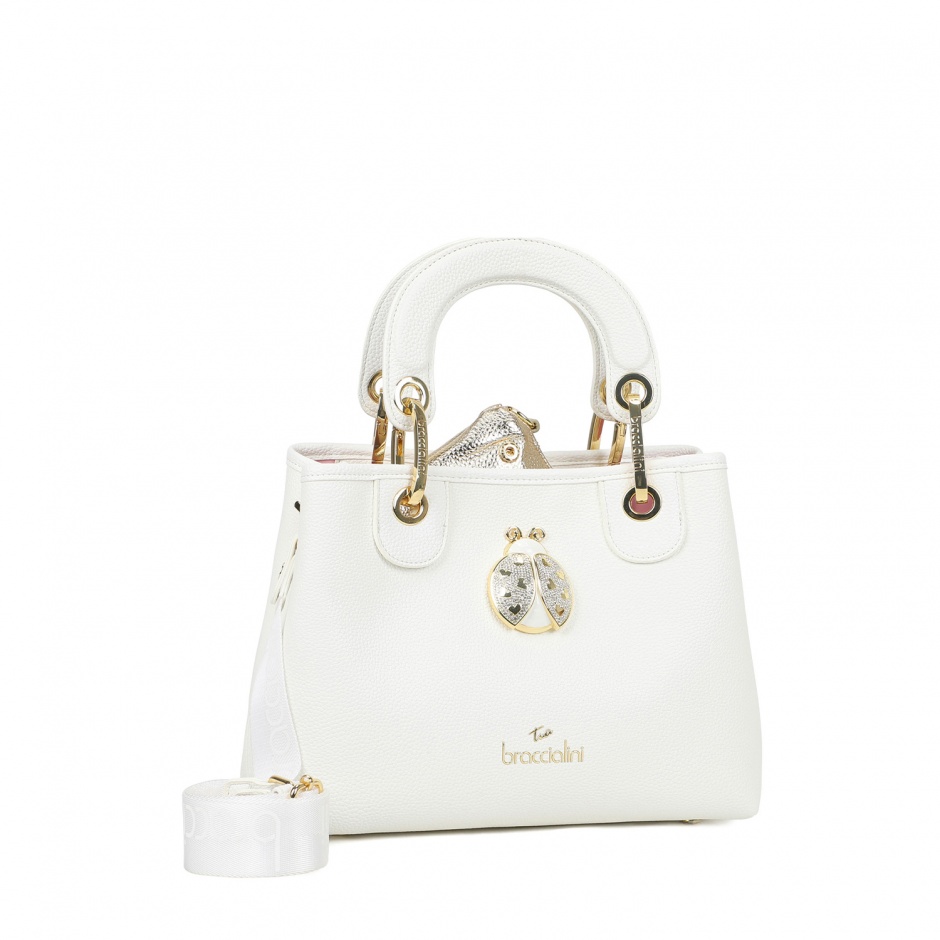 Braccialini Geantă damă albă Beth Jewels - vezi 2