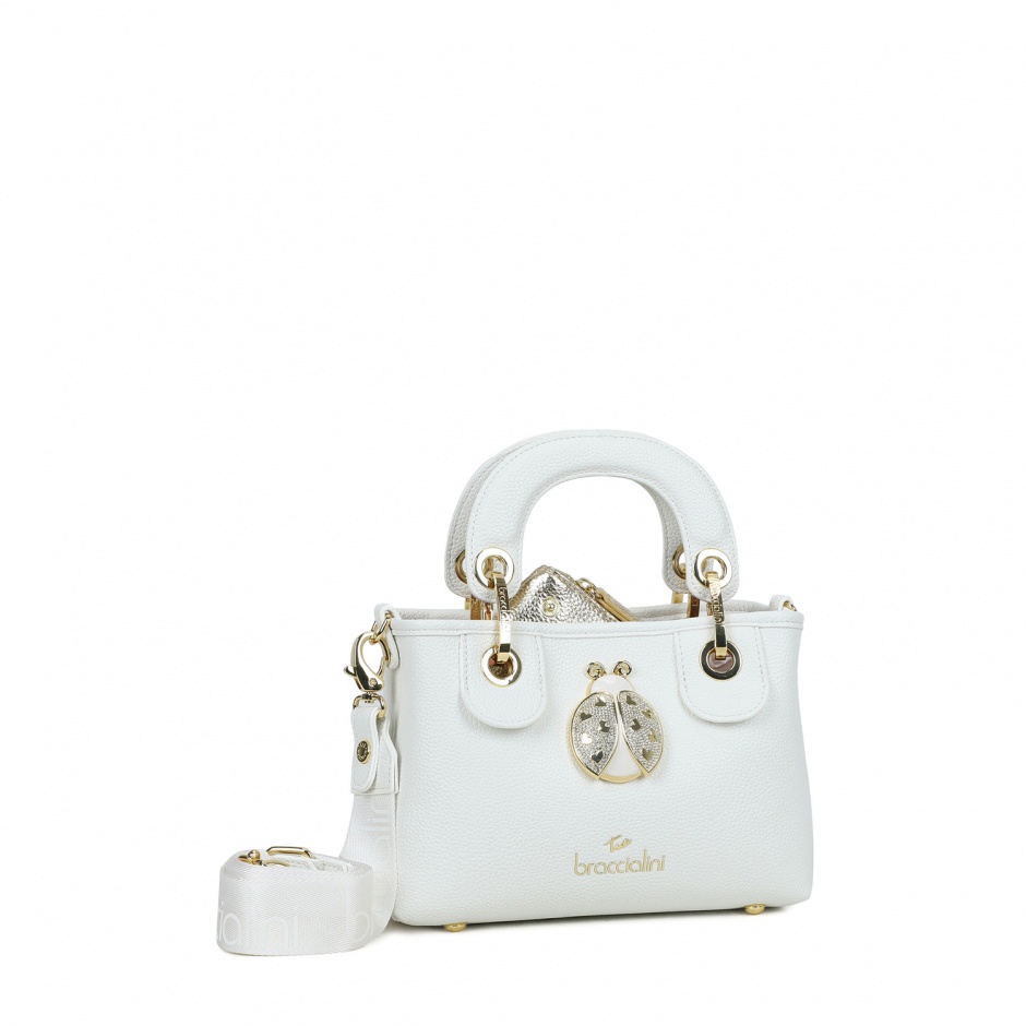 Braccialini Geantă damă albă Beth Jewels - vezi 2