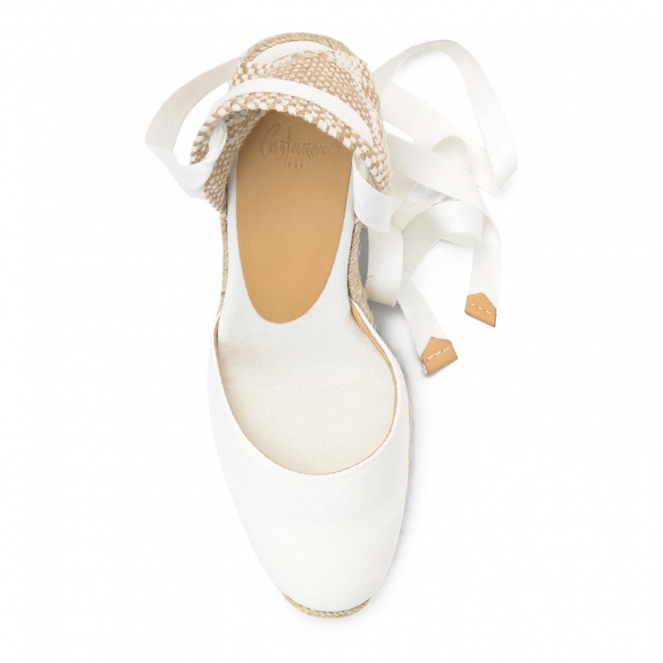 Castaner Espadrile damă albe - vezi 3