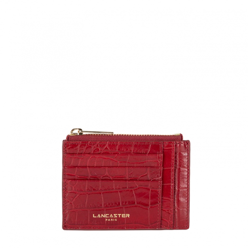 LANCASTER Cardholder damă roșu cu fermoar Exo - vezi 1 - Pepina.ro LANCASTER Cardholder damă roșu cu fermoar Exo - vezi 1