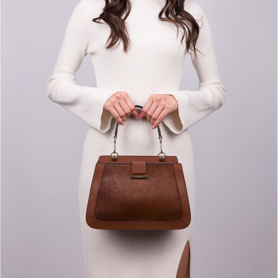 Cromia Geantă damă maro Kamala - vezi 3