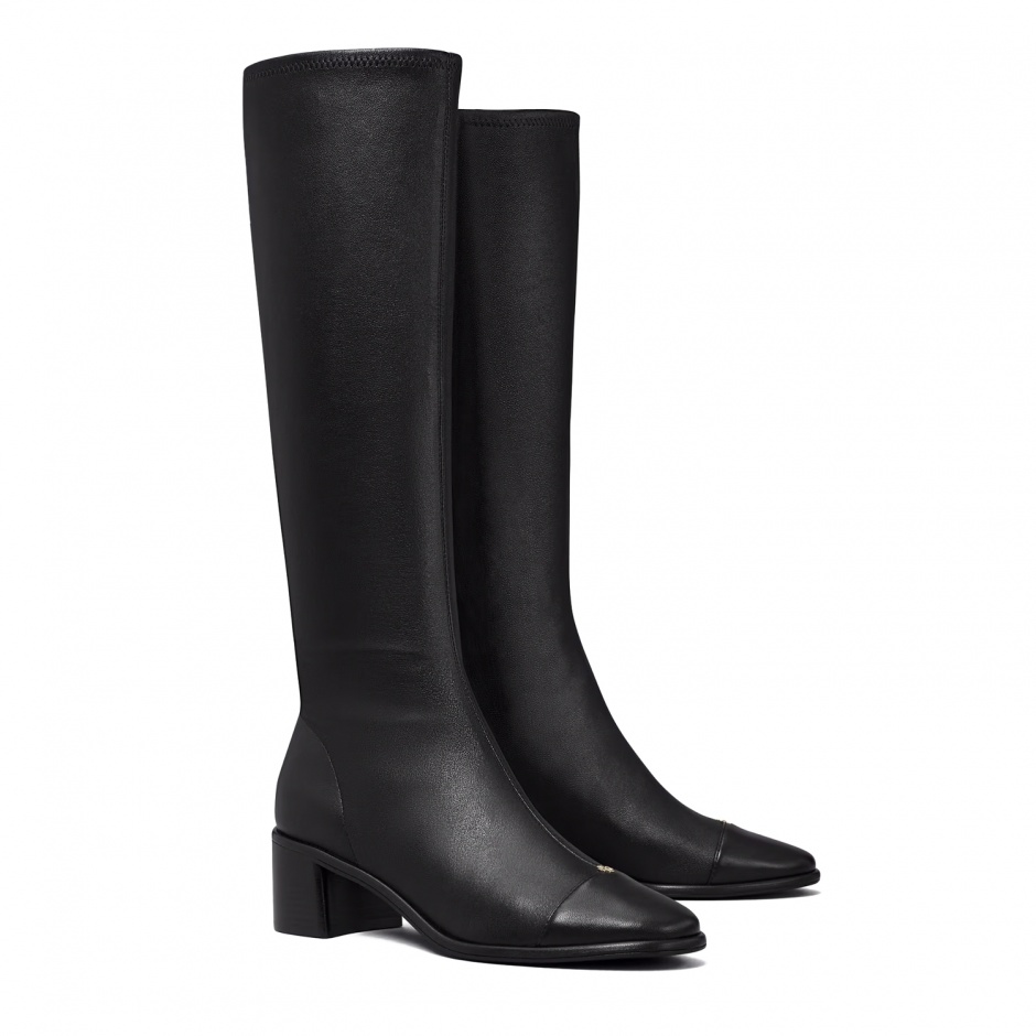 TORY BURCH Cizme damă negre Cap-Toe - vezi 2