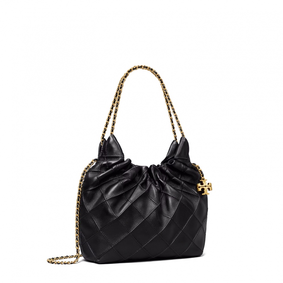 TORY BURCH Geantă damă neagră hobo MINI FLEMING - vezi 2 - Pepina.ro TORY BURCH Geantă damă neagră hobo MINI FLEMING - vezi 2