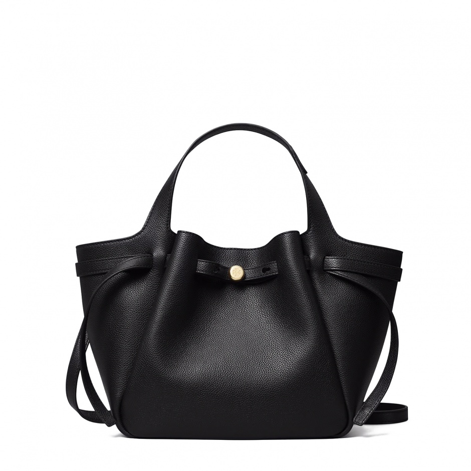 TORY BURCH Geantă neagră damă Small Romy Tote - vezi 1