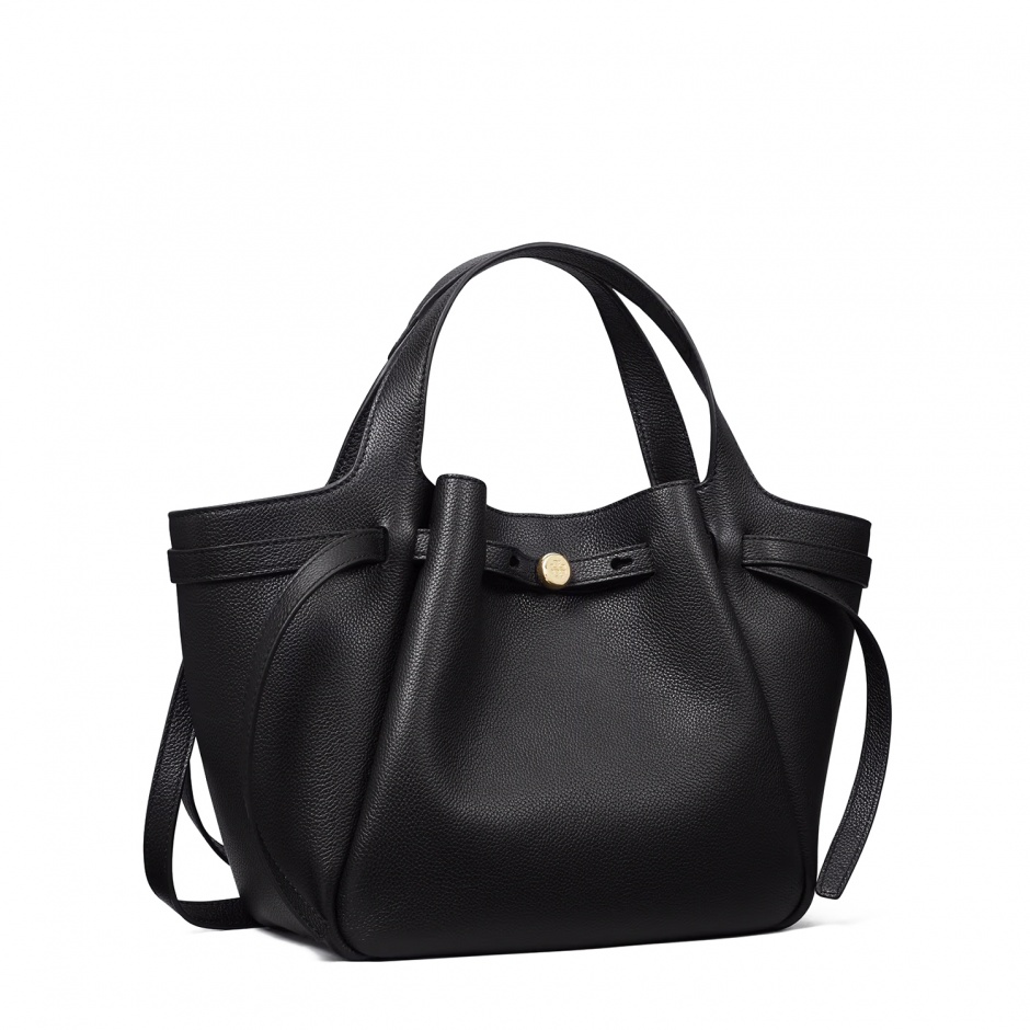 TORY BURCH Geantă neagră damă Small Romy Tote - vezi 2