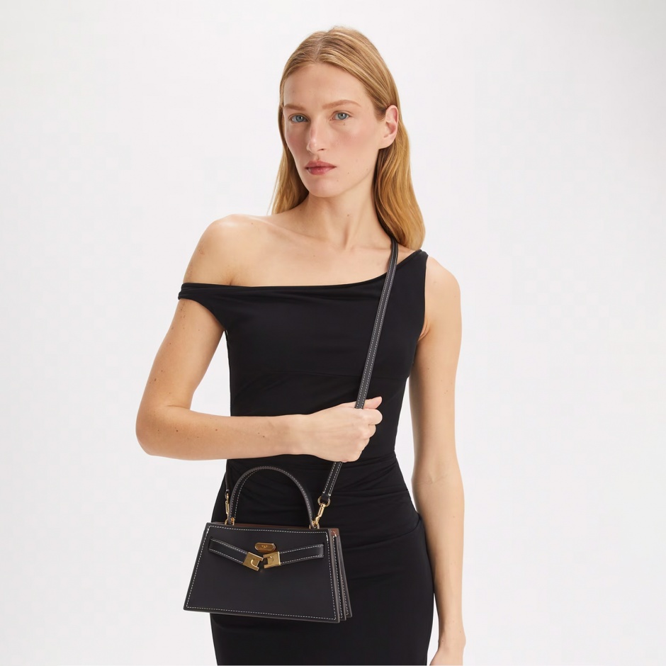 TORY BURCH Geantă damă neagră MINI LEE RADZIWILL - vezi 4 - Pepina.ro TORY BURCH Geantă damă neagră MINI LEE RADZIWILL - vezi 4