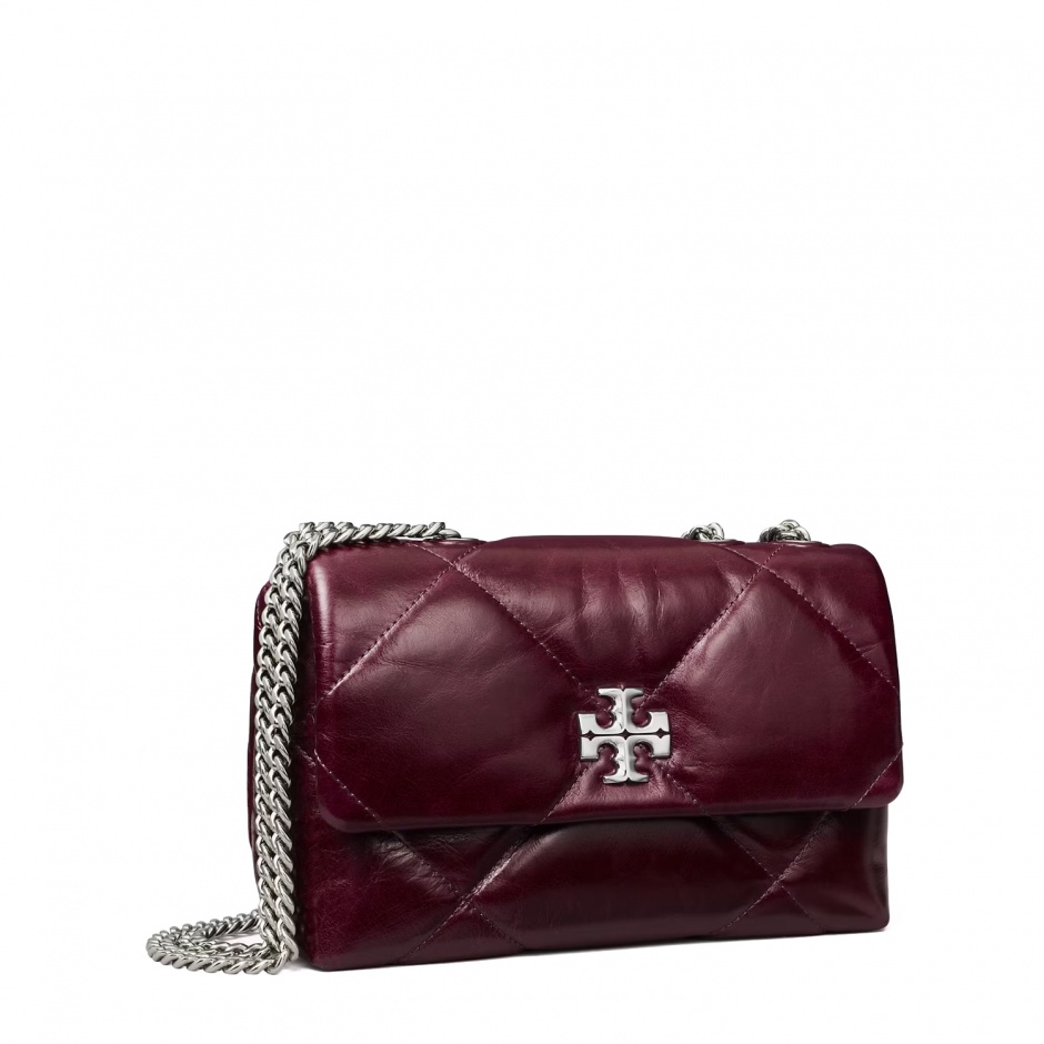 TORY BURCH Geantă damă vișinie Kira Diamond - vezi 2