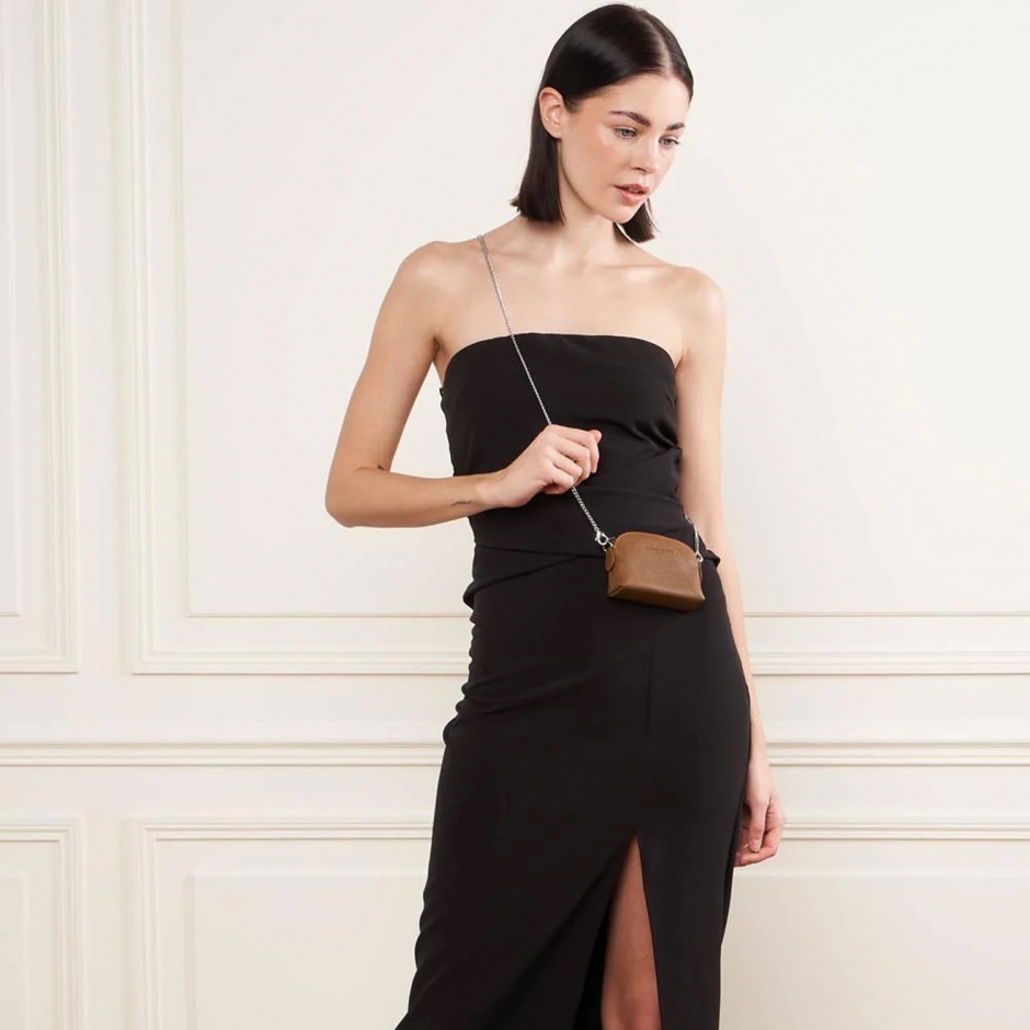 LANCASTER Poșetă damă maro Foulonné - vezi 4