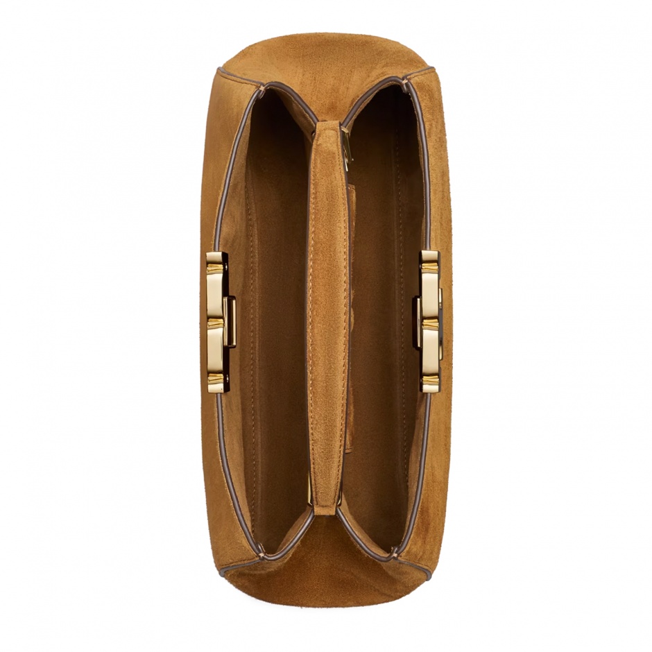 TORY BURCH Geantă damă maro Eleanor Satchel - vezi 3 - Pepina.ro TORY BURCH Geantă damă maro Eleanor Satchel - vezi 3