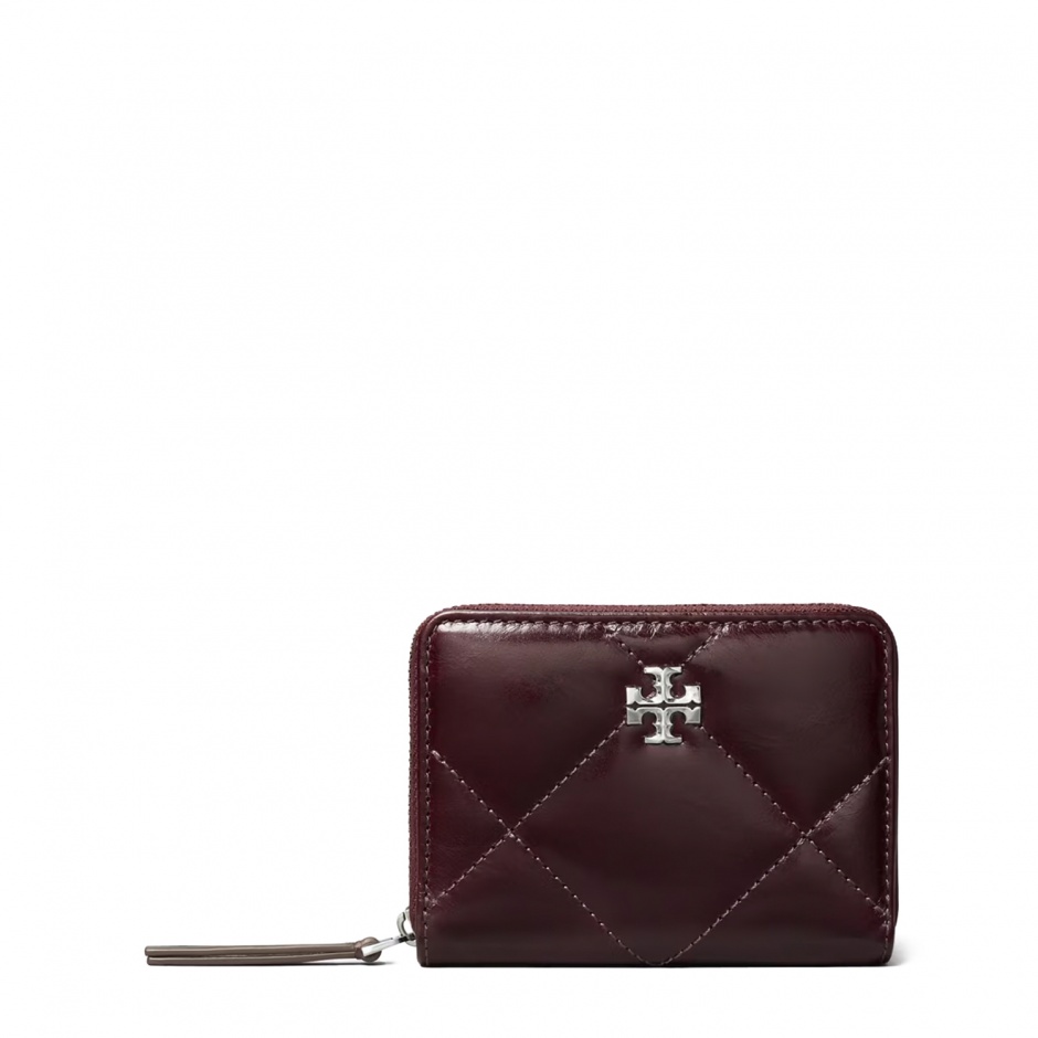 TORY BURCH Portofel damă vișiniu Kira Diamond small - vezi 1