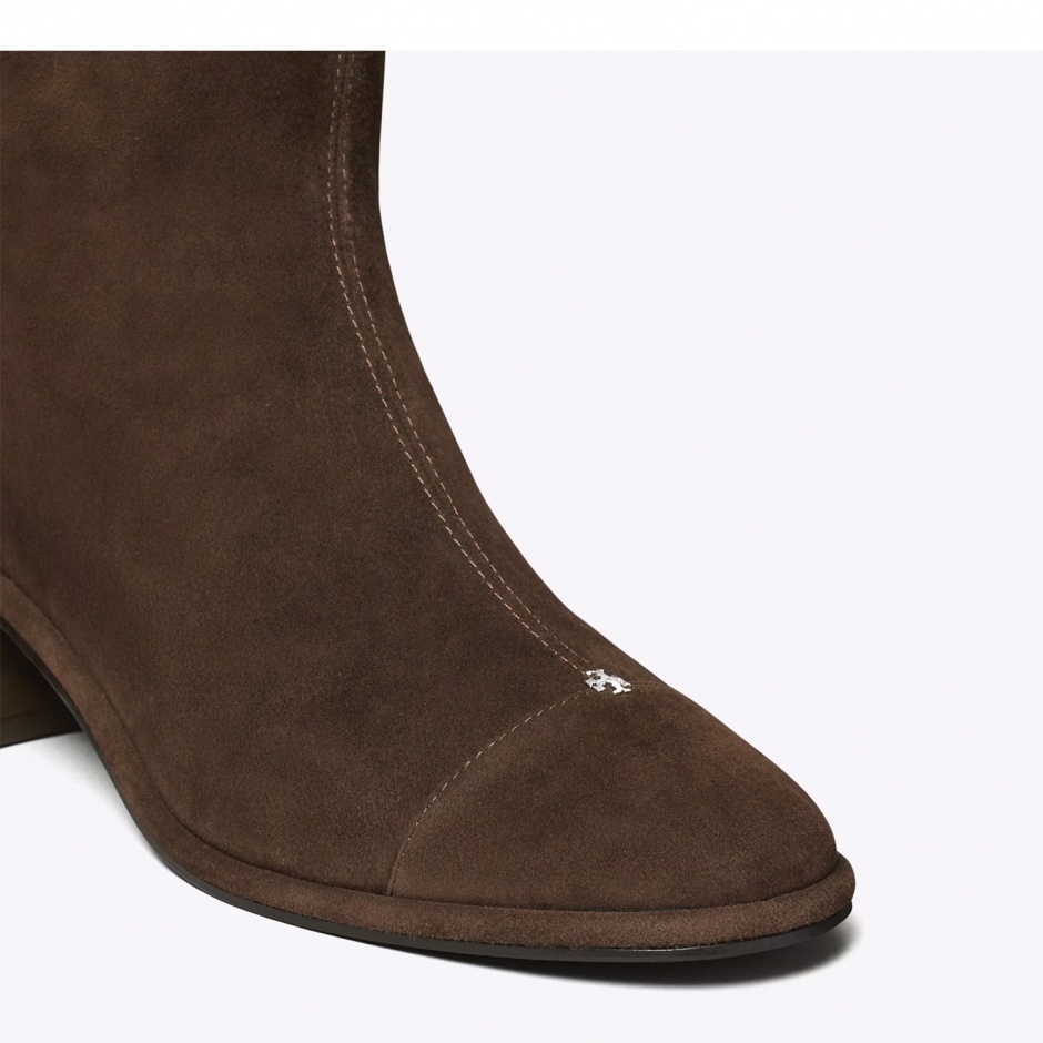 TORY BURCH Cizme damă maro Cap-Toe - vezi 3
