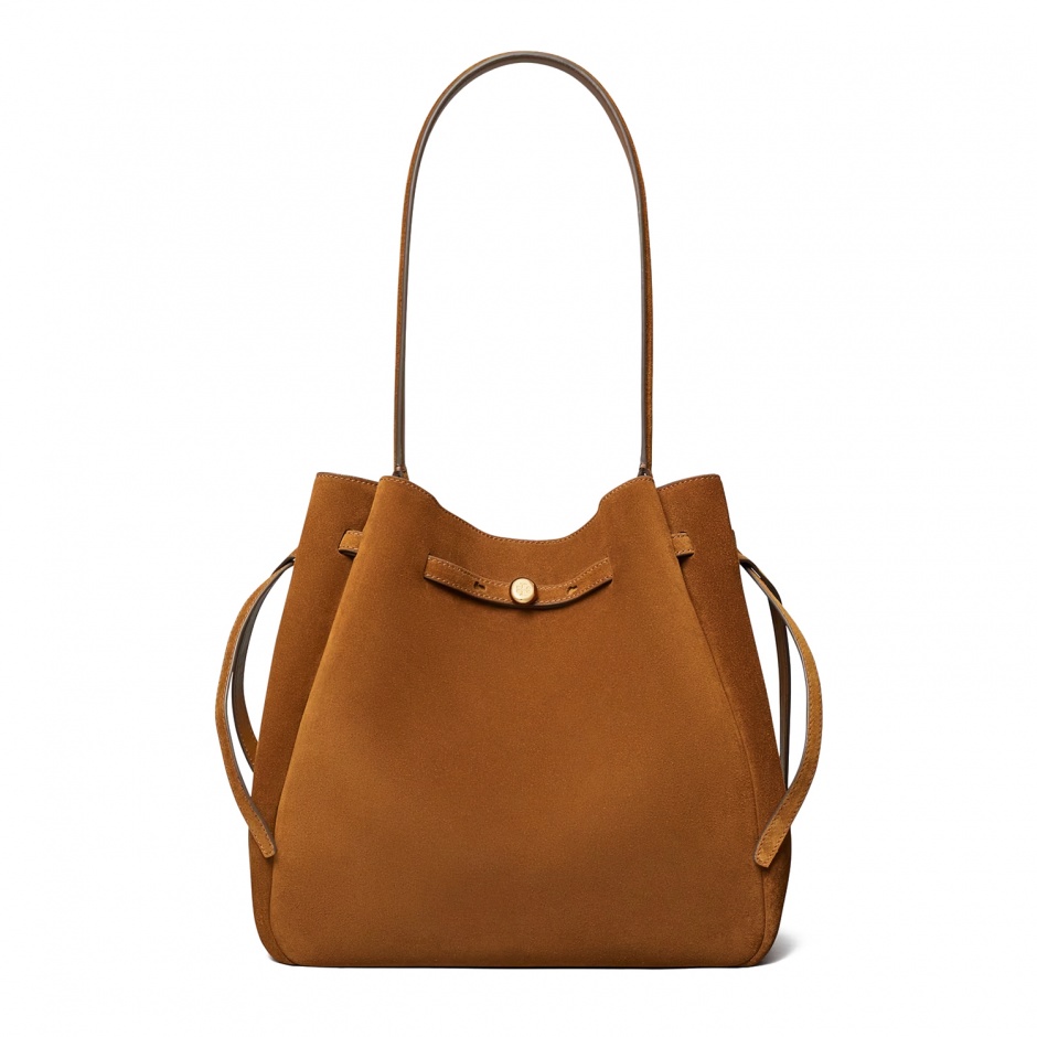 TORY BURCH Geantă damă maro LARGE ROMY - vezi 1