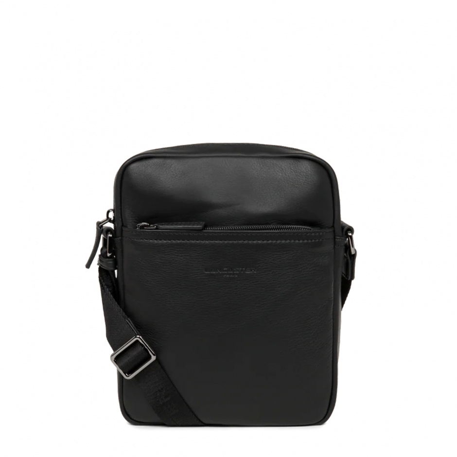 LANCASTER Geantă bărbați neagră Soft Vintage Homme - vezi 1