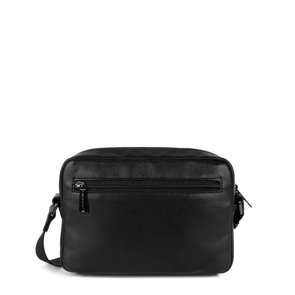 LANCASTER Geantă bărbați neagră Soft Vintage Homme - vezi 3