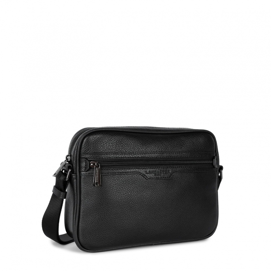 LANCASTER Geantă bărbați neagră Milano Gentlemen - vezi 2