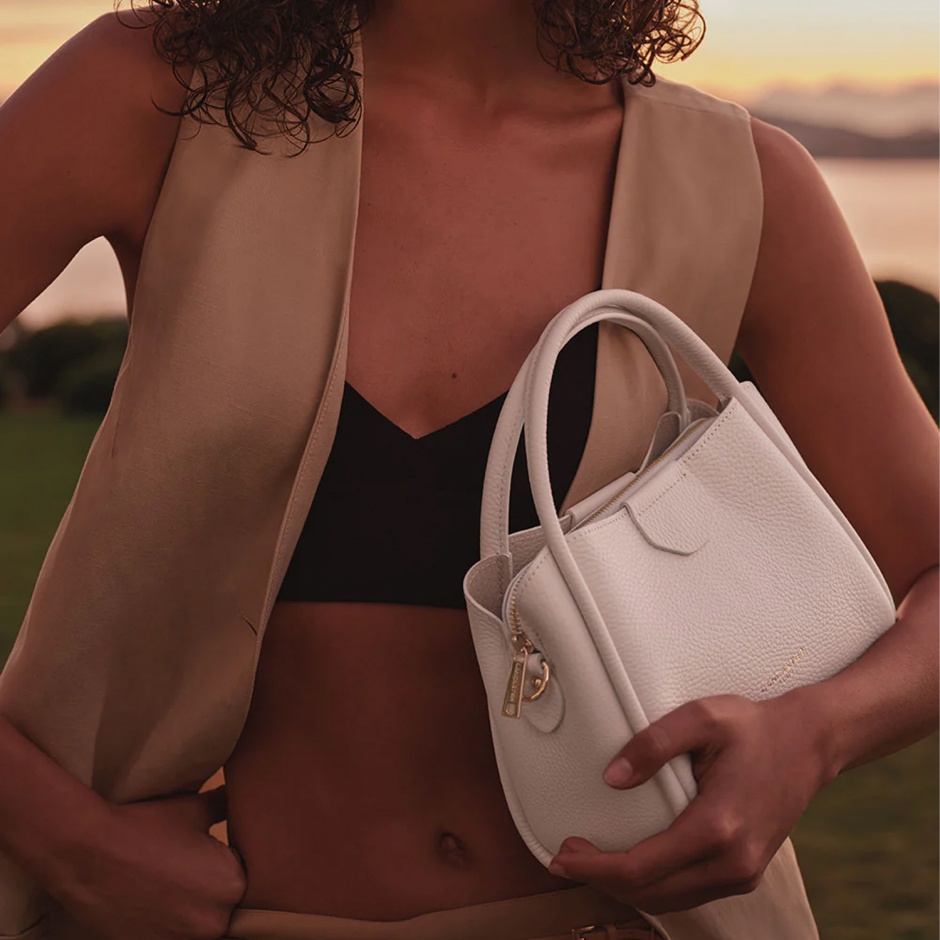 LANCASTER Geantă damă albă Ida Double - vezi 4