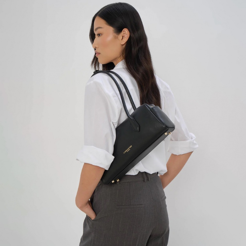 LANCASTER Geantă damă neagră Donna Cube - vezi 4