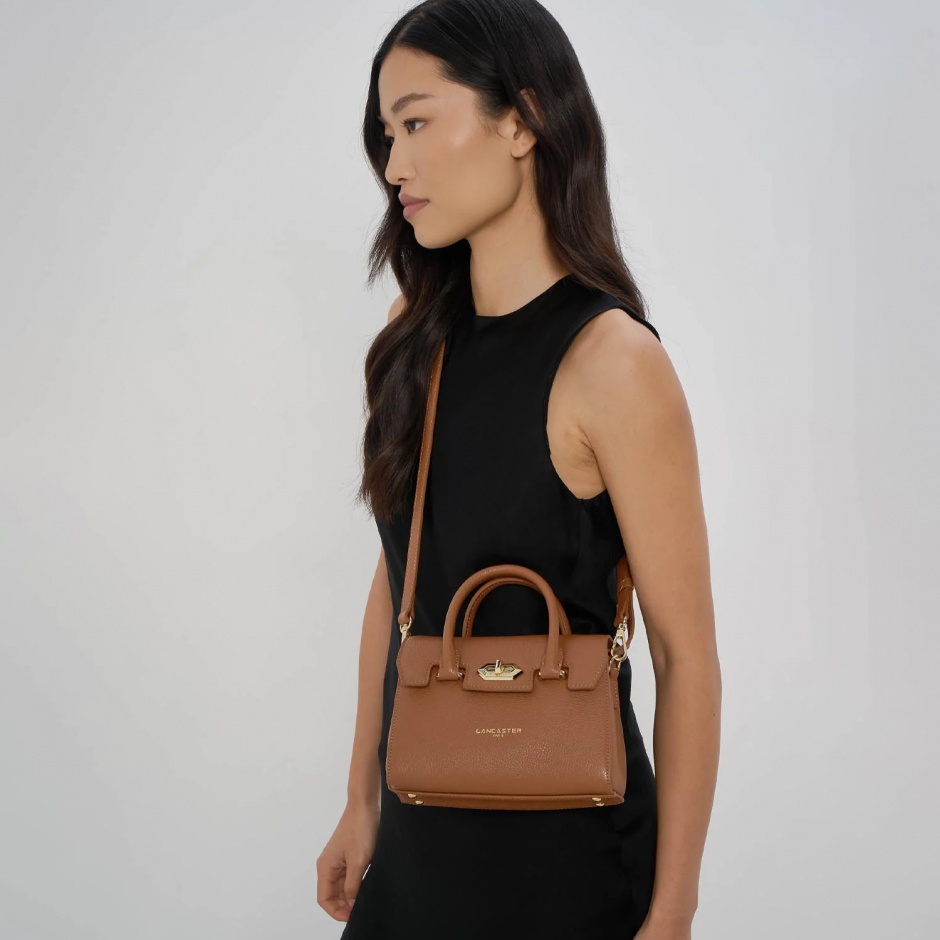 LANCASTER Geantă maro damă Milano Cosmos - vezi 4