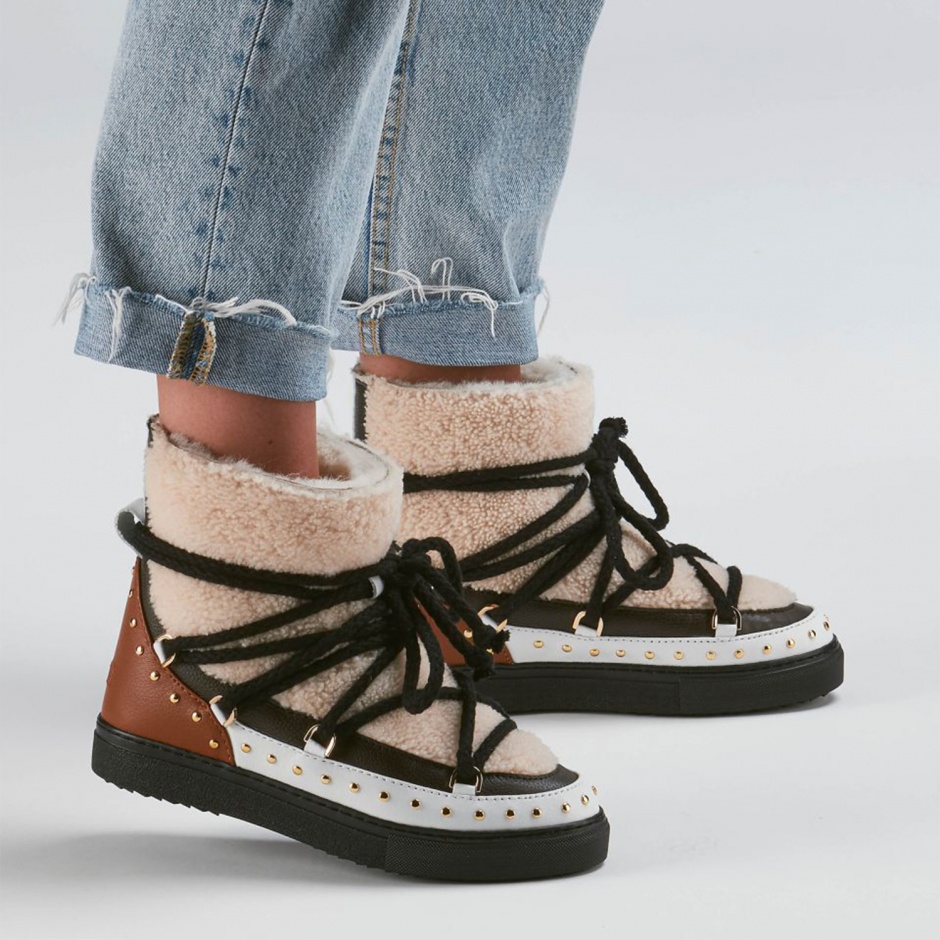 INUIKII Botine damă Curly Rock Sneaker - vezi 3