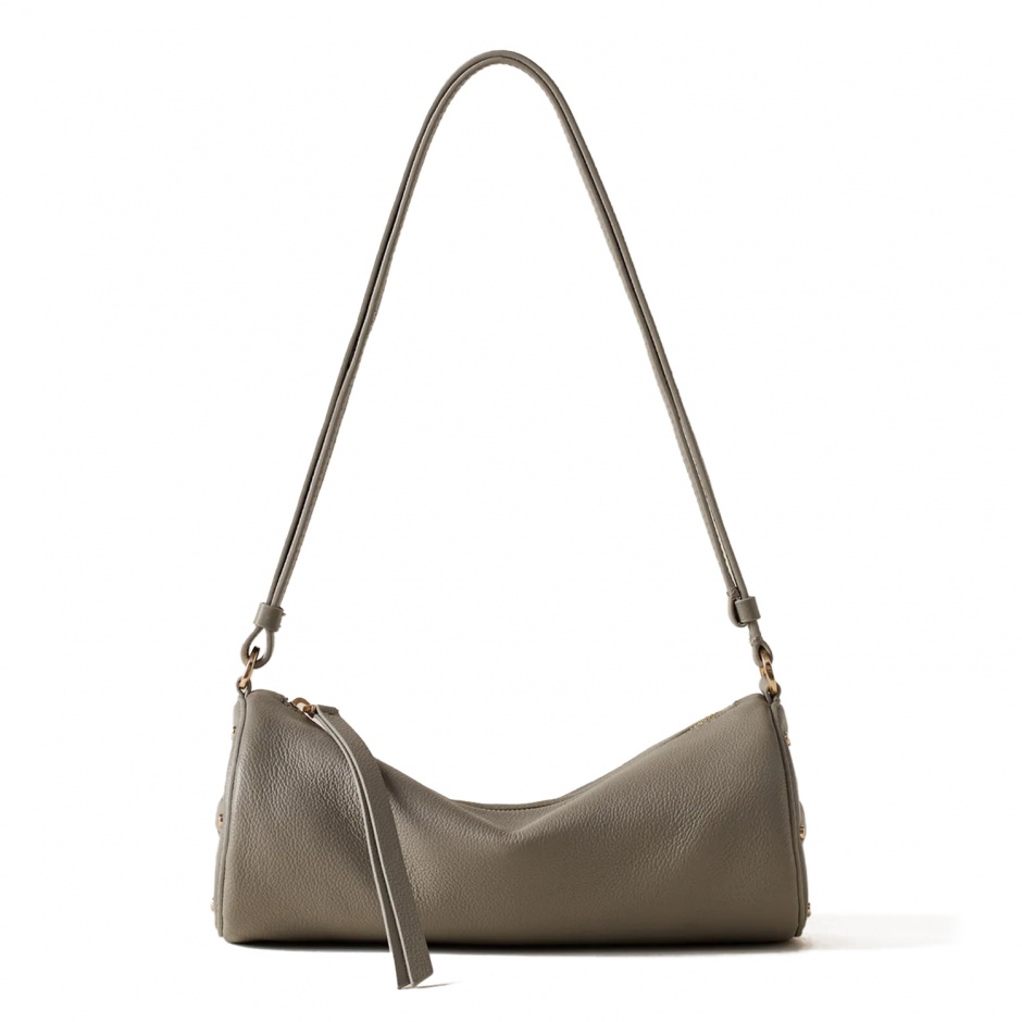 BORBONESE Poșetă damă gri Vis A Vis Bowler Small - vezi 1