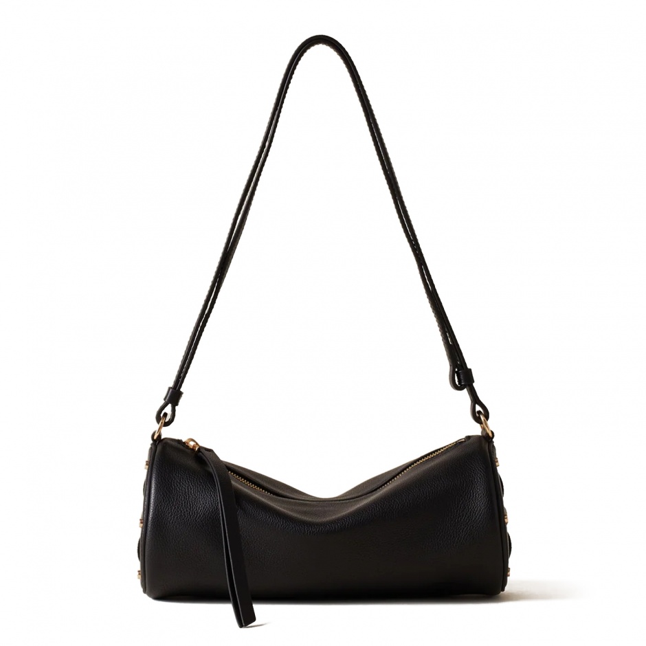 BORBONESE Poșetă damă neagră Vis A Vis Bowler Small - vezi 1