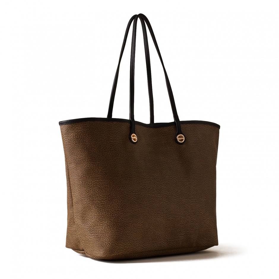 BORBONESE Geantă cumpărături damă Flight Large Shopping Bag - vezi 2