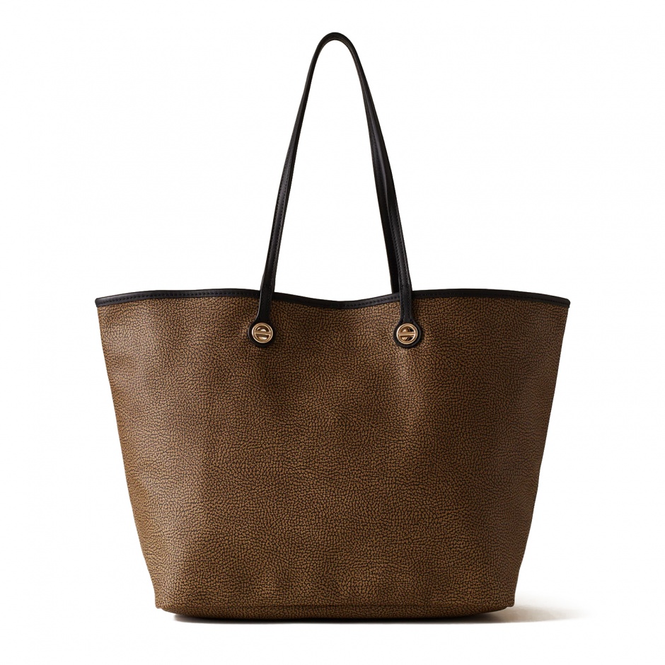 BORBONESE Geantă cumpărături damă Flight Large Shopping Bag - vezi 1