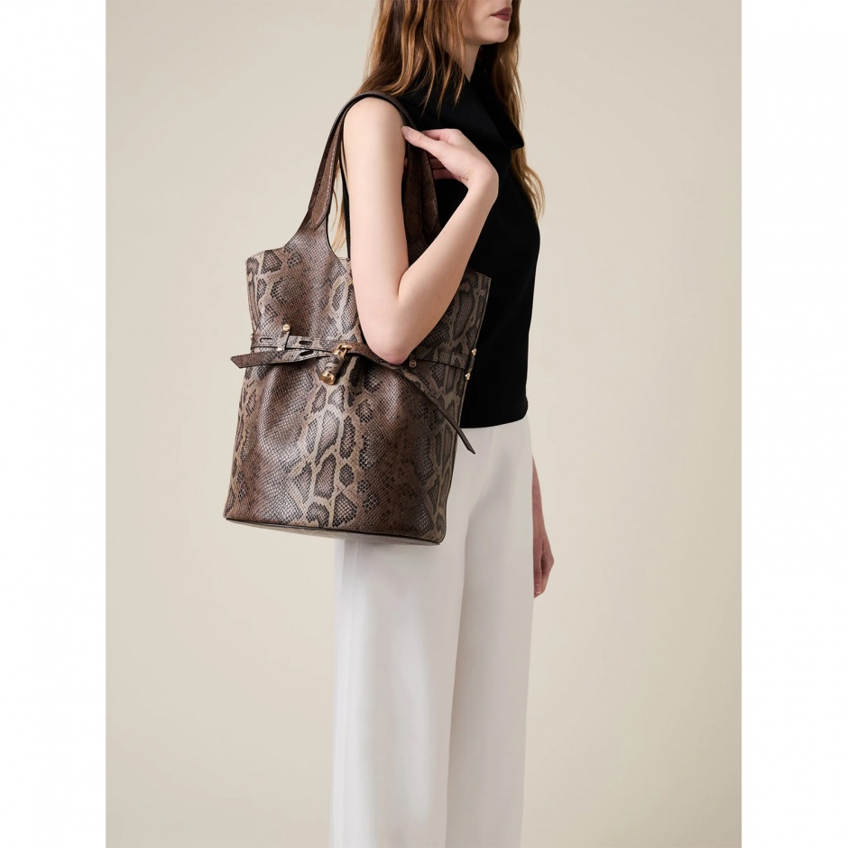 BORBONESE Geantă damă Premiere Bucket Bag - vezi 4