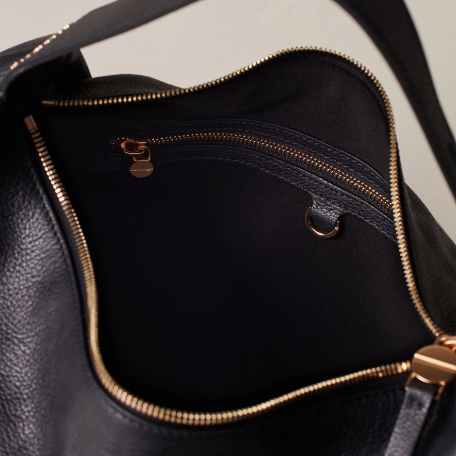 BORBONESE Geantă damă Prive Hobo Bag - vezi 4