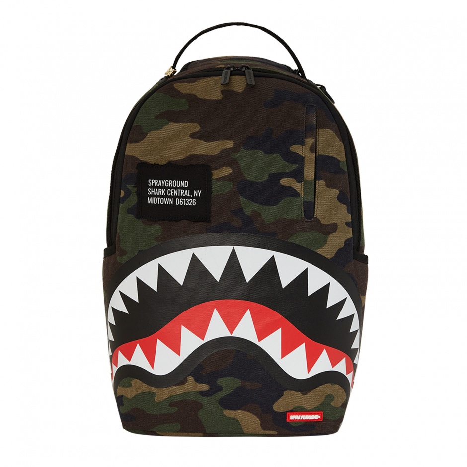 SPRAYGROUND Rucsac SHARK CENTRAL CAMO - vezi 1