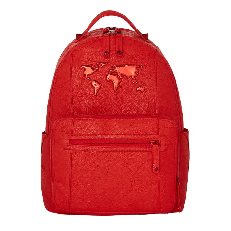 SPRAYGROUND Rucsac JAMES GLOBAL RED CHATEAU - vezi 1