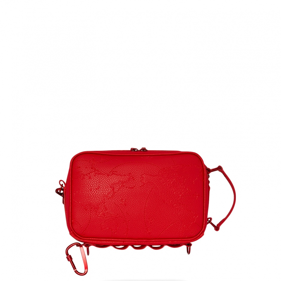 SPRAYGROUND Geantă JAMES GLOBAL RED - vezi 3
