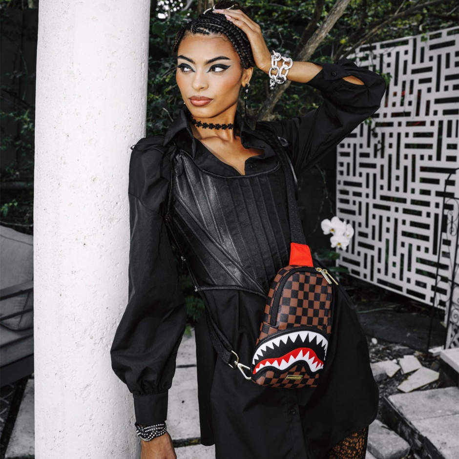 SPRAYGROUND Geantă de umăr SAWTOOTH SHARKS IN PARIS ONE - vezi 3
