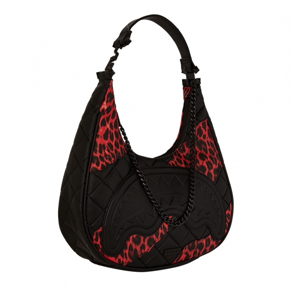 SPRAYGROUND Geantă hobo RED LEOPARD PUFFER VICE - vezi 2