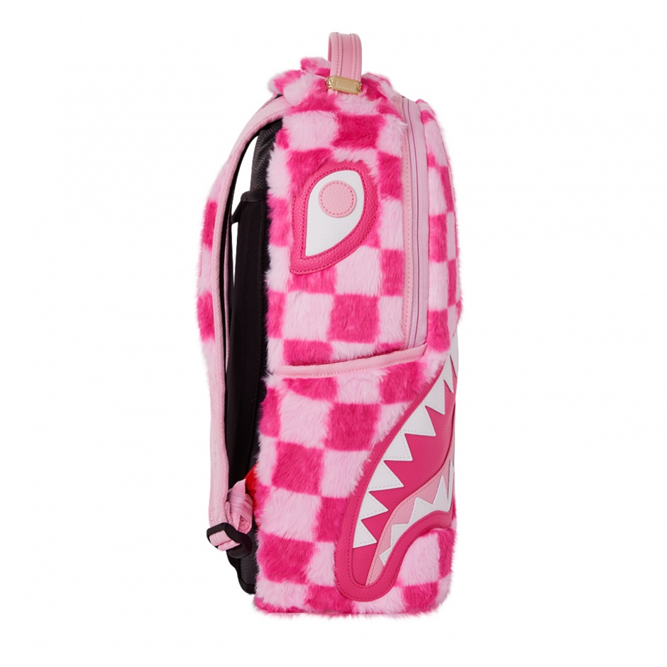 SPRAYGROUND Rucsac PINK FUR CHECK - vezi 2