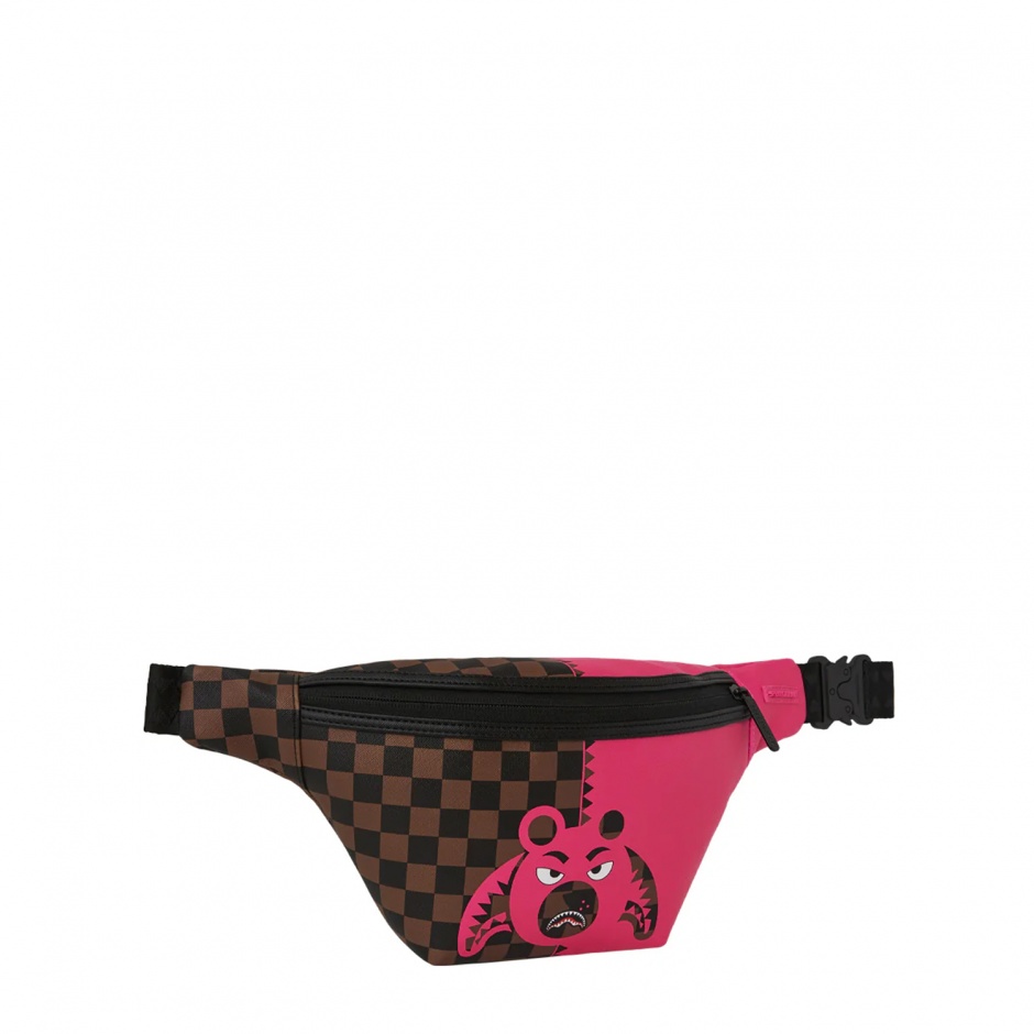 SPRAYGROUND Borsetă PINK BEAR SHARK - vezi 2