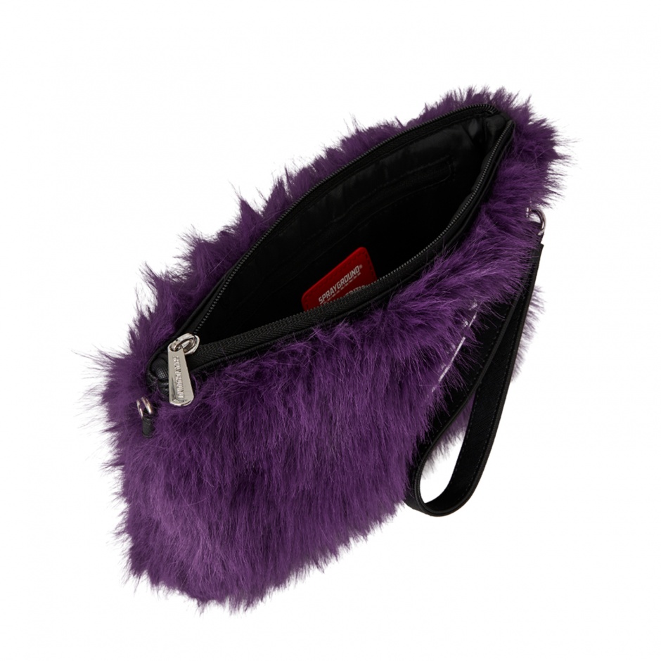 SPRAYGROUND Geantă de umăr FUR CRAY PURP - vezi 4