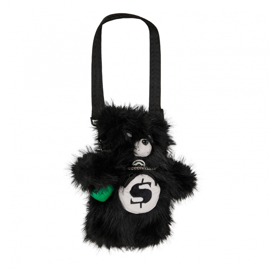 SPRAYGROUND Geantă FUR CRAY BLACK BEAR - vezi 2