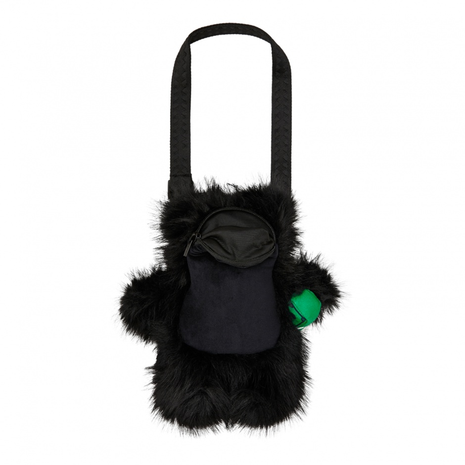 SPRAYGROUND Geantă FUR CRAY BLACK BEAR - vezi 3