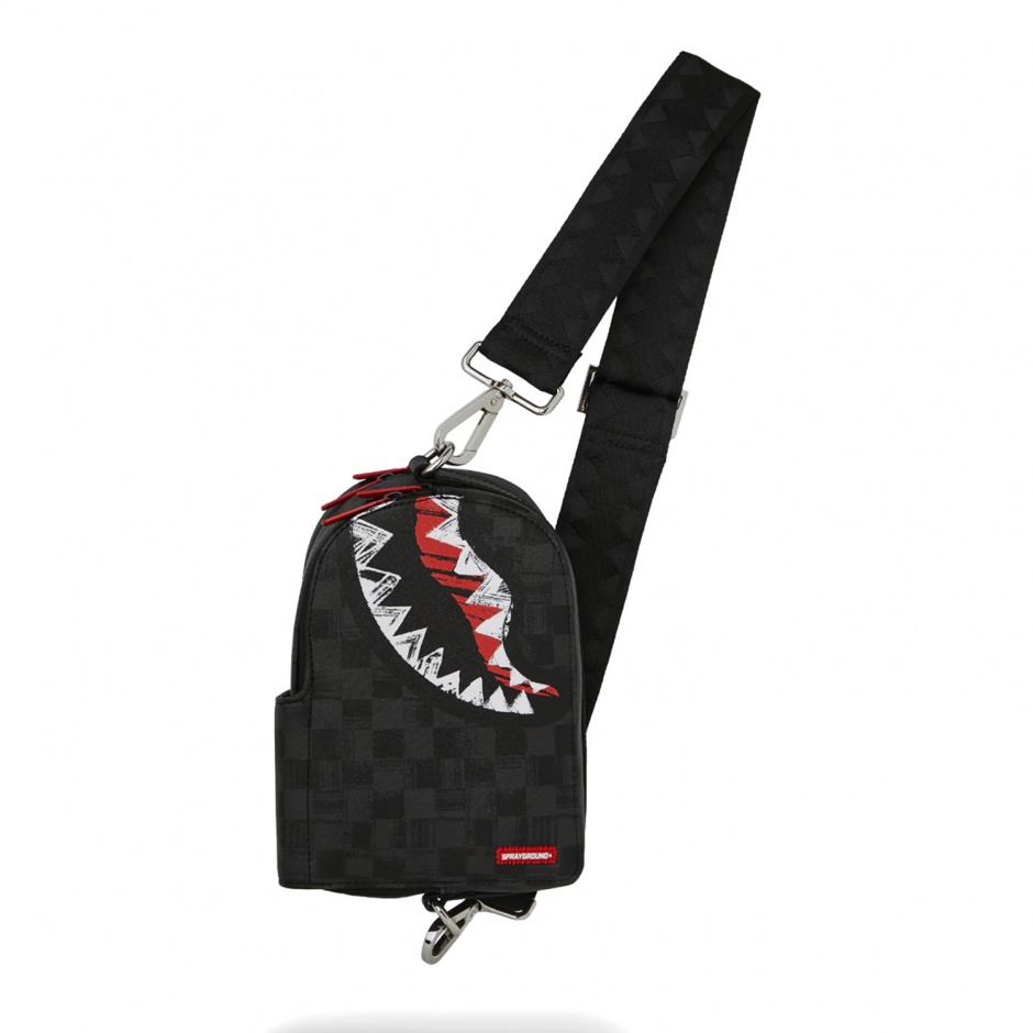 SPRAYGROUND Geantă de umăr SCRIBBLE SHARK - vezi 1