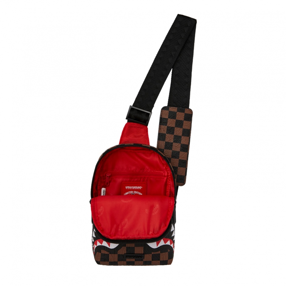 SPRAYGROUND Geantă de umăr CHECK 2 EMBOSS - vezi 2