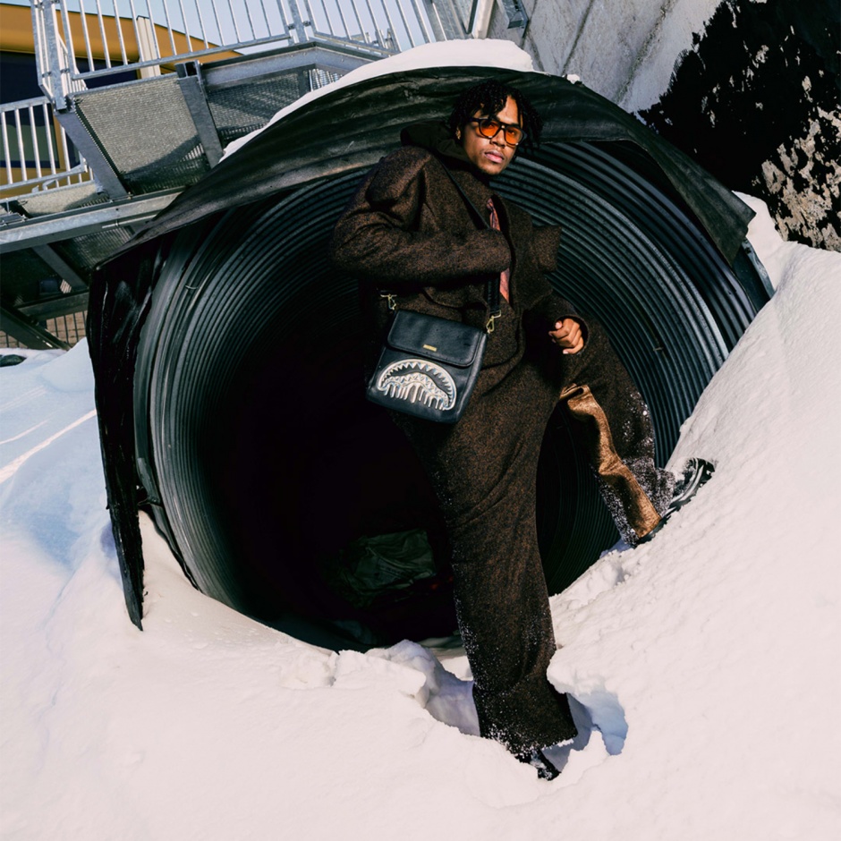 SPRAYGROUND Geantă de umăr bărbați GOLD AND DANGEROUS - vezi 4