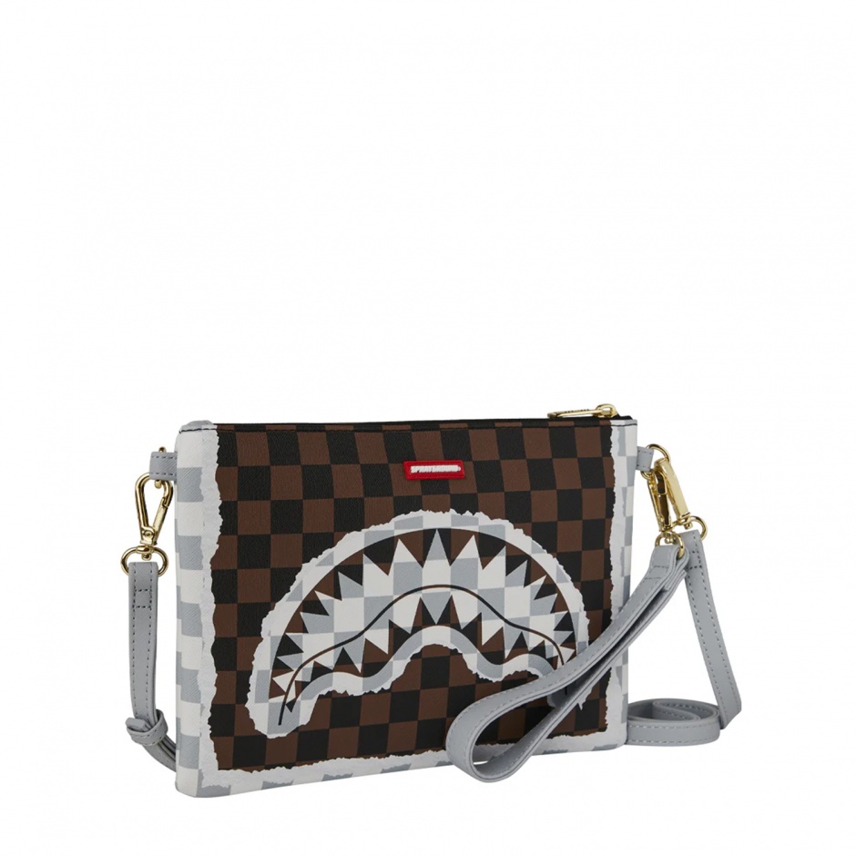 SPRAYGROUND Geantă de umăr CREAM AND BROWN TEAR CHECK - vezi 2 - Pepina.ro SPRAYGROUND Geantă de umăr CREAM AND BROWN TEAR CHECK - vezi 2