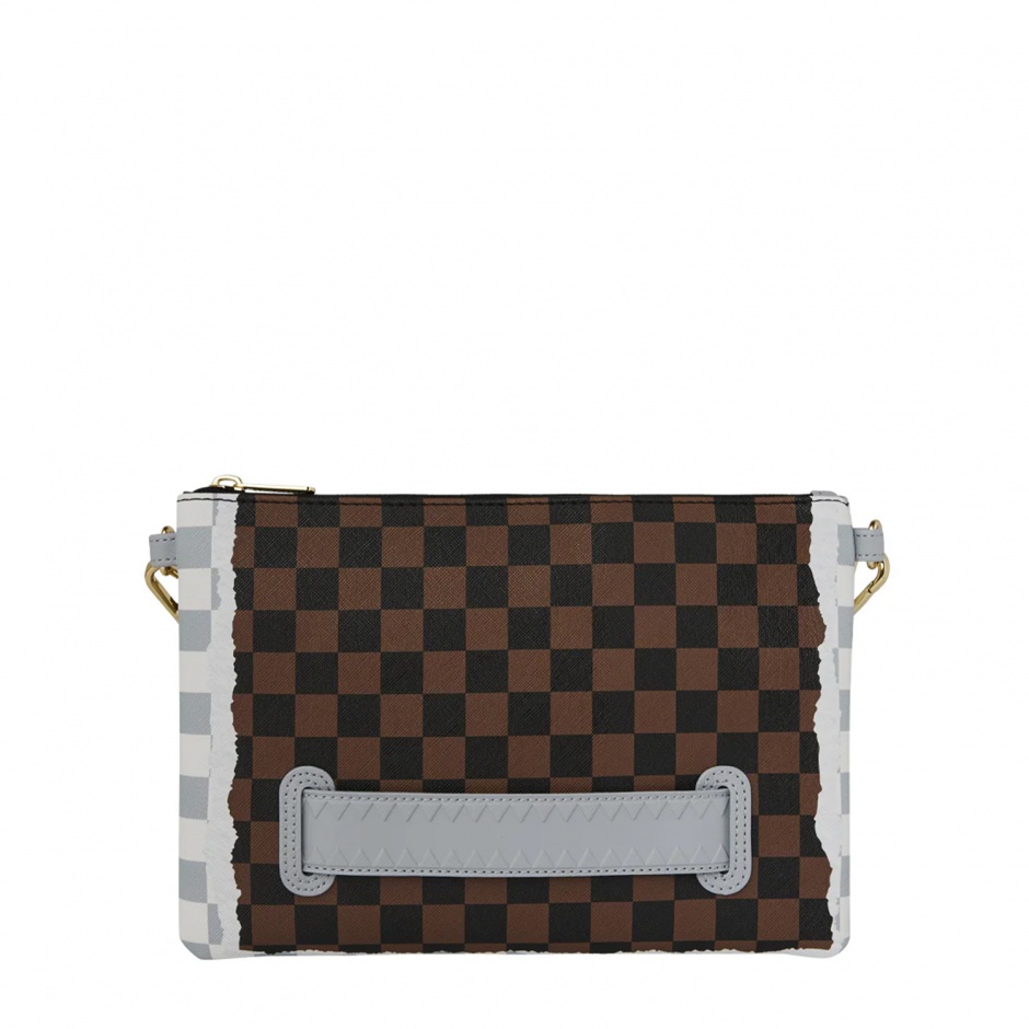 SPRAYGROUND Geantă de umăr CREAM AND BROWN TEAR CHECK - vezi 3 - Pepina.ro SPRAYGROUND Geantă de umăr CREAM AND BROWN TEAR CHECK - vezi 3