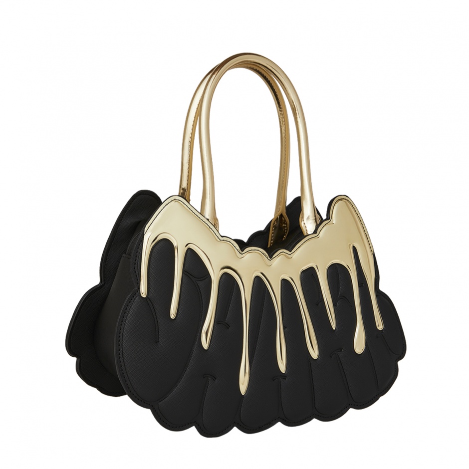 SPRAYGROUND Geantă neagră GOLD AND DANGEROUS SHARK - vezi 2