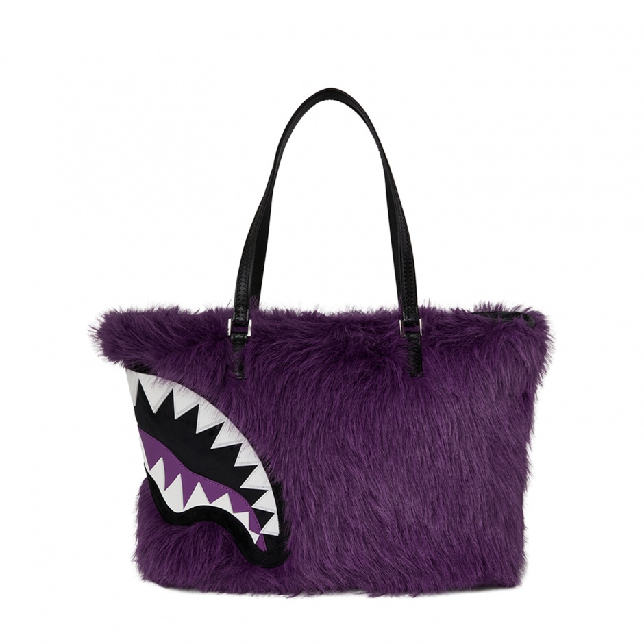 SPRAYGROUND Geantă FUR CRAY PURP - vezi 3