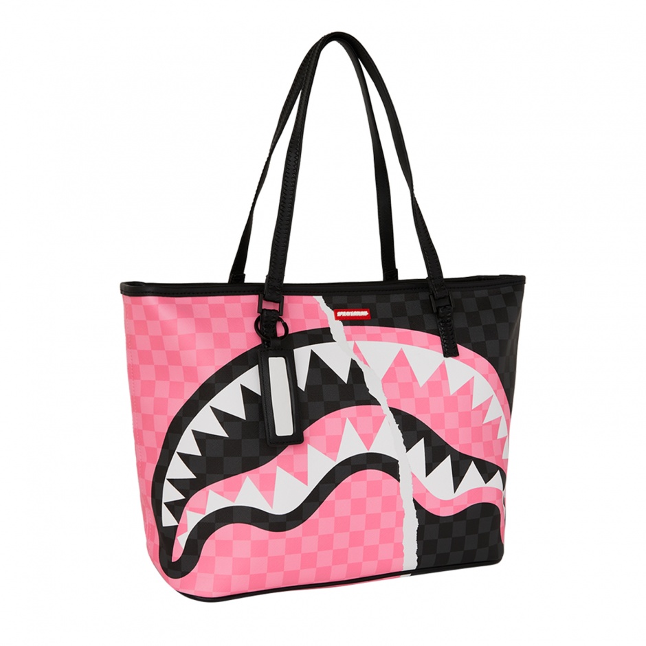 SPRAYGROUND Geantă PINK AND BLACK TEAR SIP - vezi 2